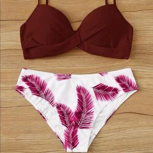 Tropical Twist Underwire Bikini Swimsuit